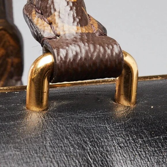 Louis Vuitton Black Leather Speedy Doctor 25 Bag - Picture 5 of 12